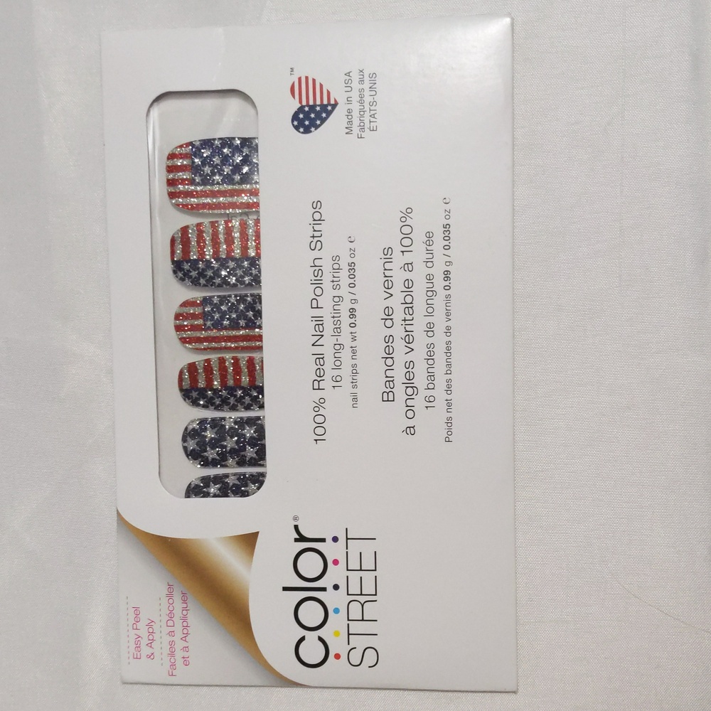 RARE & RETIRED / Flagtime Gal / 2020 Seasonal / Color Street Nail Strips
